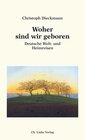 Buchcover Woher sind wir geboren