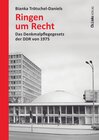 Buchcover Ringen um Recht