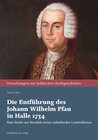 Buchcover Die Entführung des Johann Wilhelm Pfau in Halle 1734