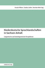 Buchcover Niederdeutsche Sprachlandschaften in Sachsen-Anhalt