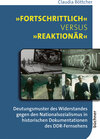 Buchcover »Fortschrittlich« versus »reaktionär«