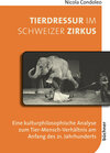Buchcover Tierdressur im Schweizer Zirkus