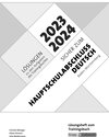 Buchcover Sicher zum Hauptschulabschluss Deutsch Baden-Württemberg 2023 und 2024