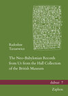 Buchcover The Neo-Babylonian Records from Ur from the Hall Collection of the British Museum