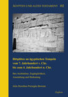 Buchcover Bittplätze an ägyptischen Tempeln vom 7. Jahrhundert v. Chr. bis zum 4. Jahrhundert n. Chr.