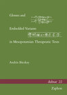 Buchcover Glosses and Embedded Variants in Mesopotamian Therapeutic Texts