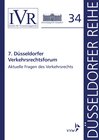 Buchcover 7. Düsseldorfer Verkehrsrechtsforum
