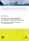 Buchcover Grenzen der Leistungspflicht des privaten Krankenversicherers