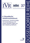 Buchcover 8. Düsseldorfer Verkehrsrechtsforum