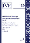 Buchcover Düsseldorfer Vorträge zum Versicherungsrecht 2018
