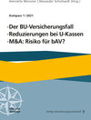 Buchcover Der BU-Versicherungsfall, Reduzierung bei U-Kassen, M&A: Risiko für bAV