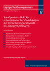 Buchcover Standpunkte – Beiträge renommierter Persönlichkeiten der Versicherungswirtschaft in Leipziger Seminaren