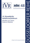 Buchcover 10. Düsseldorfer Verkehrsrechtsforum