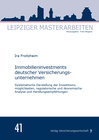 Buchcover Immobilieninvestments deutscher Versicherungsunternehmen