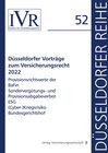 Buchcover Düsseldorfer Vorträge zum Versicherungsrecht 2022