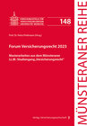 Buchcover Forum Versicherungsrecht 2023