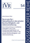 Buchcover Pay as you live – Telematiktarife in der privaten Berufsunfähigkeits- und Lebensversicherung