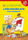 Buchcover Leo Lausemaus - Lieblingsbilder zum Ausmalen