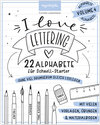 Buchcover I love Lettering - 22 Alphabete für Schnell-Starter: Volume 4