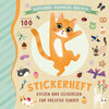 Buchcover Stickerheft Katze Schlecki