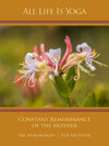 Buchcover All Life Is Yoga: Constant Remembrance of the Mother