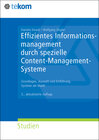 Buchcover Effizientes Informationsmanagement durch spezielle Content-Management-Systeme