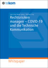 Buchcover Rechtsrisiken managen – COVID-19 und die Technische Kommunikation