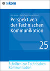 Buchcover Perspektiven der Technischen Kommunikation