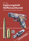 Buchcover Ergänzungsheft Waffensachkundeprüfung Dozentenausgabe