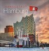 Buchcover Hansestadt Hamburg Postkartenkalender 2024. Die Hansestadt von ihrer schönsten Seite in einem Tisch-Kalender. Postkarten