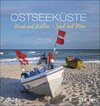 Buchcover Ostseeküste Postkartenkalender 2024. Die Landschaft der Ostsee in einem dekorativen Fotokalender. Kleiner Kalender zum A