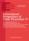 Buchcover International Perspectives of Crime Prevention 11