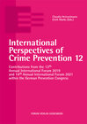 Buchcover International Perspectives of Crime Prevention 12