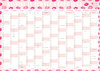 Buchcover Großer rosa Wandkalender 2024 in DIN A1 (84 x 59,4 cm) für zu Hause oder das Büro. Rosa XXL Wandplaner, Jahreskalender f