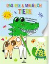 Buchcover Das Mix & Malbuch Tiere