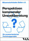 Buchcover Perspektiven kommunaler Umweltberatung