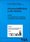 Buchcover Wissenschaftlichkeit in der Medizin / Wissenschaftlichkeit in der Medizin III