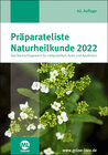 Buchcover Präparateliste der Naturheilkunde 2022