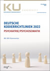 Buchcover Deutsche Kodierrichtlinien für die Psychiatrie/Psychosomatik 2022 mit MD-Kommentar