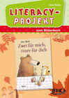 Buchcover Literacy-Projekt zum Kinderbuch "Zwei für mich, einer für dich"