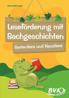 Buchcover Leseförderung mit Sachgeschichten - Gartentiere und Haustiere