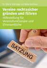 Buchcover Vereine rechtssicher gründen und führen