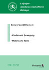 Buchcover Leipziger Sportwissenschaftliche Beiträge