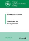Buchcover Leipziger Sportwissenschaftliche Beiträge