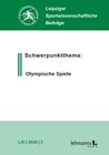 Buchcover Leipziger Sportwissenschaftliche Beiträge