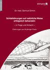 Buchcover Schlafstörungen auf natürliche Weise erfolgreich behandeln – in Frage und Antwort