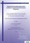 Buchcover Leibniz Universität Hannover_Schriftenreihe Elektrotechnik und Informatik / Abstrahlcharakteristik einer mobilen impuls
