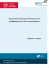 Buchcover Vakuum-Nachtrocknung und Wassersorption von Elektroden für Lithium-Ionen-Batterien
