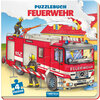 Buchcover Trötsch Pappenbuch Puzzlebuch Feuerwehr