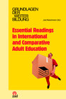 Buchcover Essential Readings in International and Comparative Adult Education